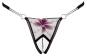 Riostring ouvert mit Strasskette und Blüte S/M