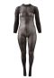 Ouvert Langarm-Catsuit 