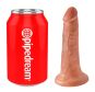 King Cock 5" Cock (14 cm, Ø 3,8 cm) Hautfarben Dunkel