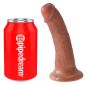 King Cock 6“ Cock (17 cm, Ø 4,3 cm) Hautfarben Dunkel