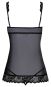 Kissable Babydoll Powernet im Mix mit Effektspitze L/XL