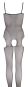 Netz-Catsuit ouvert S/M