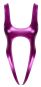 Ouvert-Body in Metallic-Pink S/M