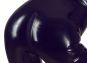 Schwarzer Latex-Catsuit XL