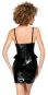 Schwarzes Kleid aus Lack XL