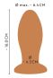 Soft Butt Plug mit Saugfuß 16 cm