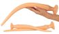 Super Long Flexible Butt Plug Set Hautfarben Hell