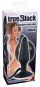 True Black aufblasbarer Analplug 