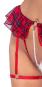 3-teiliges Dessous-Set Karo S