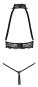 Abierta Fina Ouvert-Set mit Top & String S
