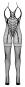 Busenfreier Netz-Catsuit ouvert (S-L) 