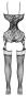 Catsuit ouvert in Straps-Optik (S-L) 