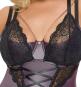 Cottelli CURVES Strapshemd & String ouvert 85D/L