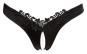Damen Slip ouvert mit Perlenkette S