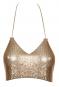 Goldenes Metall-Top 
