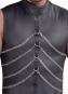Betonendes Herren Shirt Karabinerketten S