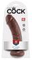 King Cock 8“ Cock Dunkel (21,5 cm, Ø 4,6 cm) 