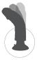 King Cock 9" Vibrating Cock with Balls (23 cm, Ø 4,8 cm) 