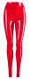 Rote Latex-Leggings S