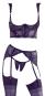 Offenes Hebe-Bustier, Strapsgürtel & String 75B/S