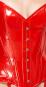 Rote Corsage aus Lack S
