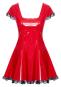 Rotes Kleid aus Lack S
