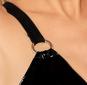 Kleid aus Lack mit ausgestelltem Röckchen L