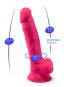 Silexd Premium Dildo Model 1 Pink (17,5 cm, Ø 3,8 cm) 