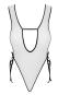 Weißer Ombre-Body (S-L) 