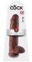 King Cock 11“ Cock with Balls (28 cm, Ø 6,4 cm) Brown