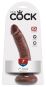 King Cock 7“ Cock (20,5 cm, Ø 4,1 cm) Brown