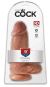 King Cock 9" Chubby (22,9 cm, Ø 7,6 cm) Tan