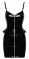 Schwarzes Kleid aus Lack XL