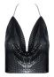 Schwarzes Metall-Top 
