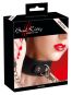 Silikon Halsband mit Leine 