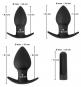 Black Velvets Butt plug set 