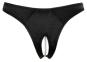 Damen Slip ouvert mit Perlenkette S