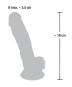 Medical Silicone Dildo 18 cm 