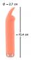 Mini Tickle Vibrator (15,4 cm, Ø 2,7 cm) 