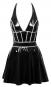 Neckholder-Kleid aus Lack S