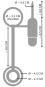 Vibro-Dilator mit Eichel-, Penis- & Hodenring 