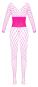 Pinker Catsuit ouvert (S-L) 