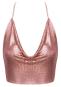 Rosa Metall-Top 