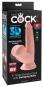 King Cock Plus 3D Triple Density Dildo mit schwingenden Hoden 19,5 cm