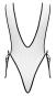 Weißer Ombre-Body (S-L) 