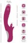 Javida Licking & Thrusting Vibrator (21,5 cm, Ø max. 3,2 cm) 