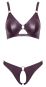Lila Wetlook-Set ouvert L