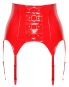 Roter Strapsgürtel aus Lack S