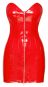 Rotes Kleid aus Lack S