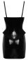Schwarzes Kleid aus Lack XL